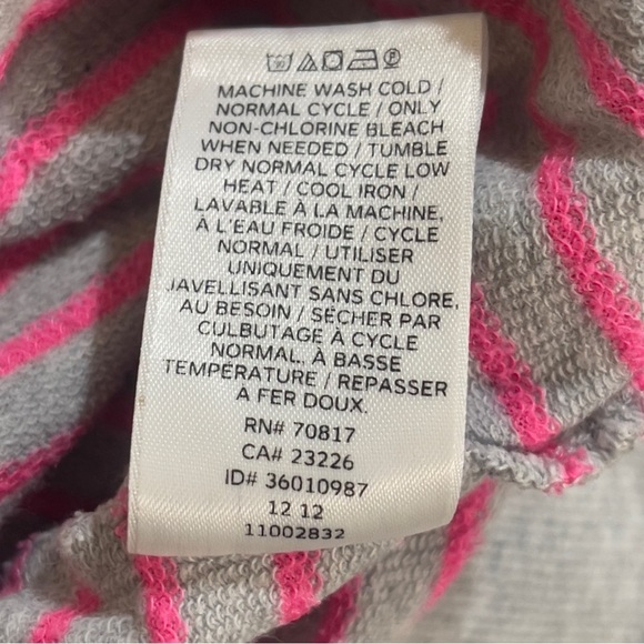 Victoria’s Secret VSX Sexy Sport Striped Asymmetrical Zipper Jacket Small - Picture 8 of 8